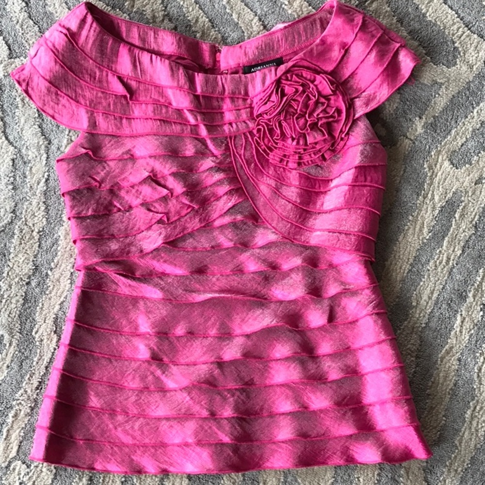 Adrianna Papeli pink top, size 4